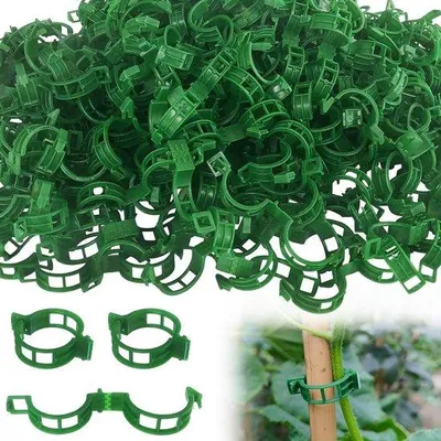 Produktbild von Famanu Pflanzenclips für Kletterpflanzen - 150 Stück - wiederverwendbare Clips
