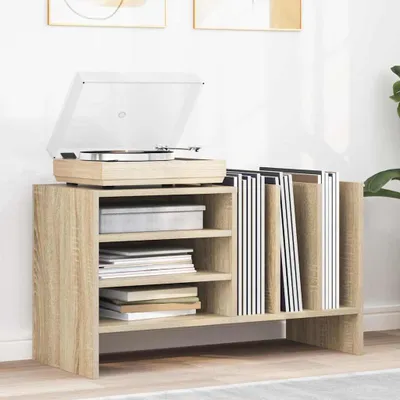 Produktbild von "Schlussverkauf" Medienspeicherschrank moderne - Holz Fernsehschrank - mit Regal Sonoma-Eiche 78,5x35x45 cm C13842