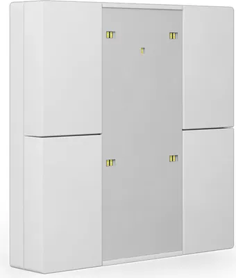 Image de MDT Bouton-poussoir Plus 55 quadruple, blanc pur mat, 1 pièce.