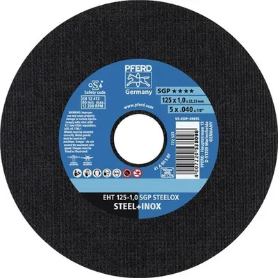 Obrázok produktu pre PFERD 61330421, Rezací disk, Nerezová oceľ, Oceľ, 11,5 cm, Každá značka, Plochý stred, 2,22 cm