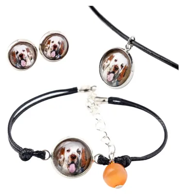 Productafbeelding van Art-Dog Sieradenset – Clumber Spaniel – met geschenkdoos