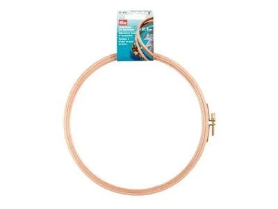 Produktbild von PRYM Stickrahmen Buchenholz mit Schraube, Stärke: 8 mm, Ø 22 cm