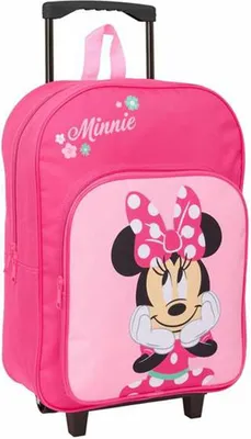 Image de Sac à dos scolaire à roulettes Minnie Mouse Rose 32 x 42 x 14 cm