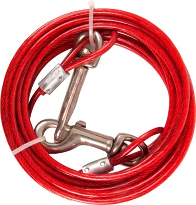 Produktbild von Flamingo Anlegekabel, plastifiziert rot, Länge: 3 m