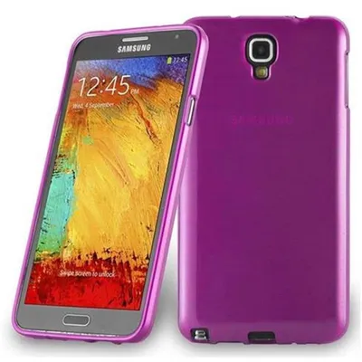 Immagine prodotto di Cadorabo custodia per Samsung Galaxy NOTE 3 NEO custodia protettiva in TPU rosa custodia in silicone cover