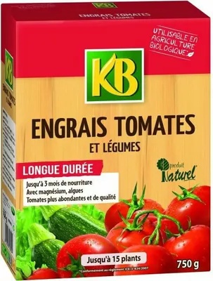 Image de Engrais pour plantes KB ORGANIC 750 g