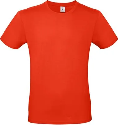 Produktbild von Herren-T-Shirt, Kurzarm - B&C #E150 - fire red - Größe M