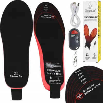 Zdjęcie produktu dla Mission Air E-INSOLES podgrzewane wkładki do butów 35-40