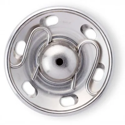 Produktbild von PRYM Annäh-Druckknöpfe, Messing, Ø 21 mm, silber – 3 Stück