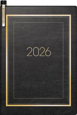 Produktbild von BRUNNEN 1071336906 | Taschenkalender Mod. 713 2026 | A7, Kunstleder, schwarz