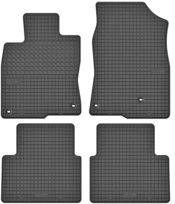 Productafbeelding van Rubberen automatten voor Honda Civic X 2015-2021 (hatchback) – 4-delig, zwart, op maat
