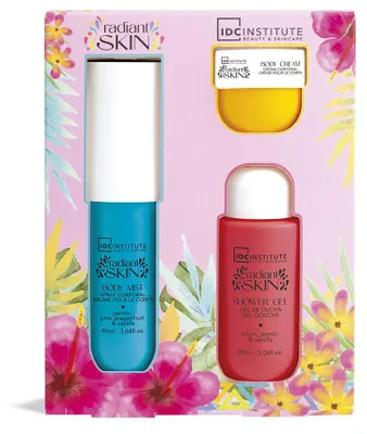 Image de Coffret de soins corporels 3 pièces de l'institut IDC Radiant Skin