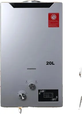 Obrázok produktu pre Prietokový ohrievač vody, Okamžitá teplá voda, Kompatibilný s plynovými systémami na propán, 20 l