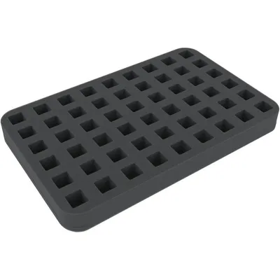 Produktbild von 25 mm Half-Size Schaumstoffeinlage für Warhammer Miniaturen