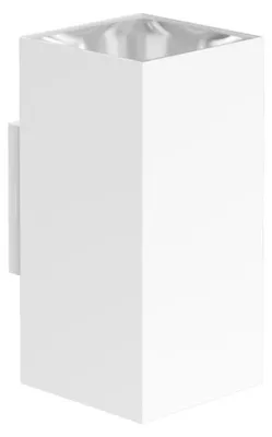 Image de Sunset Sq 16 - Applique Murale Carrée Led 16 W Ip65 Avec Interrupteur, Température De Couleur 2700 K/3200 K/4000 K, Blanc Mat - Beneito & Faure