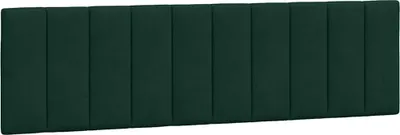Produktbild von vidaXL Kopfteil-Kissen "Hanko" Dunkelgrün 180 cm Samt