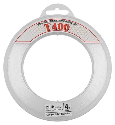 Produktbild von Angelschnur Monofilament - Hohe Festigkeit, Transparent, 300m x 0,33mm