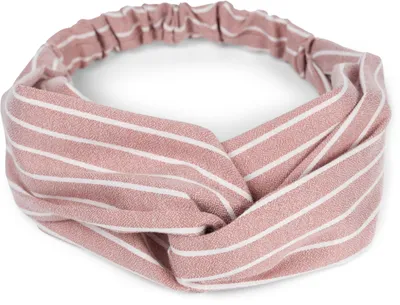 Produktbild von styleBREAKER Damen Haarband mit Streifen Muster, Twist Knoten und Gummizug, Stirnband, Headband, Pinup, Rockabilly 04026038