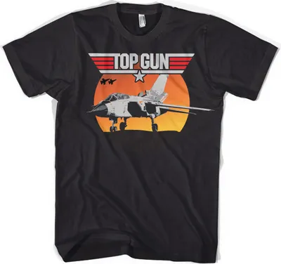 Immagine prodotto di Top Gun - Maglietta Sunset Fighter - X-Large - Nero