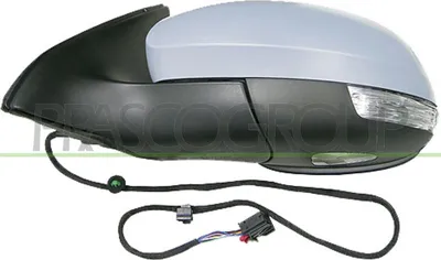 Produktbild von PRASCO VG8077374P Außenspiegel Seitenspiegel Links für VW TIGUAN (5N) Beheizt Asphärisch Grundiert Elektrisch