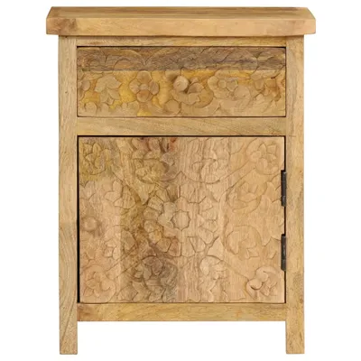 Immagine prodotto di vidaXL Comodino in legno massiccio di mango 40 x 30 x 50 cm