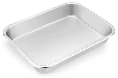 Zdjęcie produktu dla Forma do pieczenia prostokątna stal nierdzewna lasagne zapiekanka brownie
