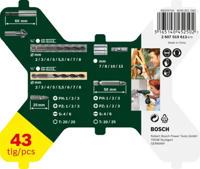 Image de Set d'accessoires X-Line Bosch 43 pièces
