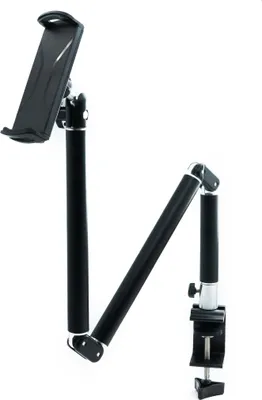 Produktbild von SYSTEM-S Tischhalterung 360° drehbar 180° neigbar Halterung abschließbar für Tablets von 8.0" bis 11.0"