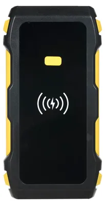 Produktbild von Leistungsstarker Starthilfe- und Powerbank-Adapter für Autos – Hohe Kapazität, 1200 A Spitzenstrom, 12 V, tragbarer Starthilfe-Adapter für Autobatterien mit LED-Licht und kabelloser USB-Schnellladefunktion