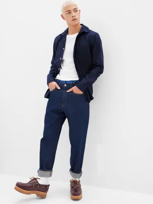 Produktbild von GAP Oxford Hemd aus Baumwolle mit langen Ärmeln und Knopfkragen Standard Passform XXL