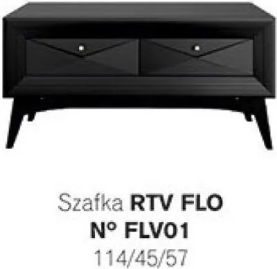 Obrázek produktu pro TV stolek, nízká komoda, boční stolek, konferenční stolek, obývací pokoj, moderní, dřevo, černá barva, design