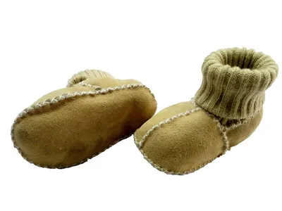 Obrázek produktu pro Kožené capáčky Altabebe vel.18 tmavě žlutá