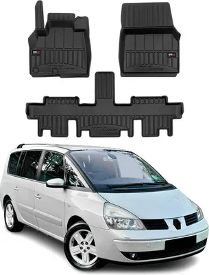 Immagine prodotto di 2002-2014 Renault Espace tappetini TPE nero 3 pz