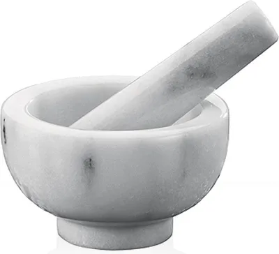 Produktbild von Küchenprofi Mörser Marmor, Grau, Marmor, Mörtel & Stößel, 11 cm, 70 mm, 1 Stück(e)