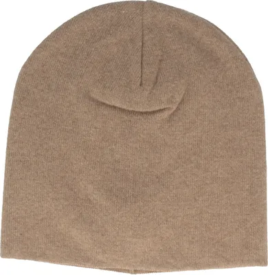 Balke feine Beanie Strickmütze aus Merinowolle in beige