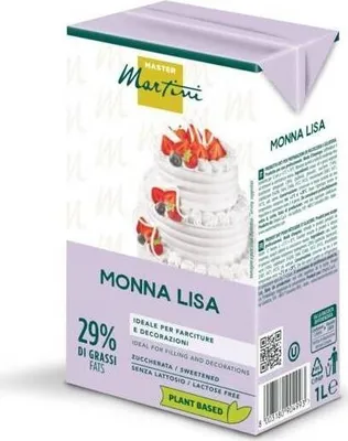 Obrázek produktu pro Rostlinná šlehačka bezlaktózová Monna Lisa (1 l)