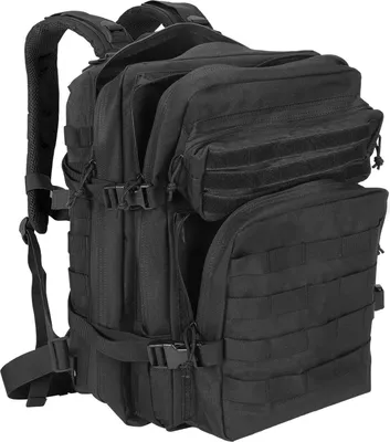 Obrázek produktu pro Topchances 40L trekingový batoh, turistické batohy Vojenský batoh Armádní batoh Taktický bojový batoh pro venkovní turistiku (černý)
