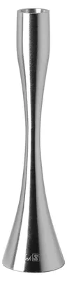 Produktbild von FINK Leuchter LADY - Kerzenhalter aus Aluminium, vernickelt, silberfarben, matt, für Stabkerzen Ø 3 cm, H 30 cm
