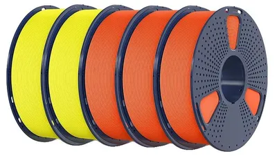 Immagine prodotto di Filamento 3D, alta velocità, finitura opaca, 3OR 2YL