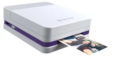 Produktbild von Denver MCP-6010 tragbarer Mini Farbdrucker, Bluetooth Fotodrucker 600 dpi für Sticker, Tattoo & Magnetpapier