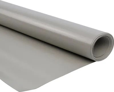 Produktbild von 300 cm PVC Plane 680 g/m2 grau – Meterware, schwer entflammbar