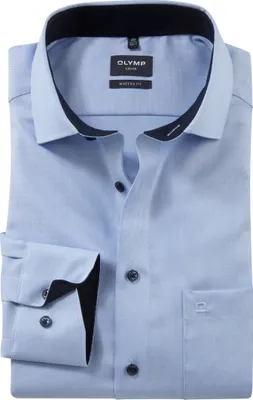 Produktbild von BÃ1/4gelfreies Olymp Luxor Hemd blau Modern Fit