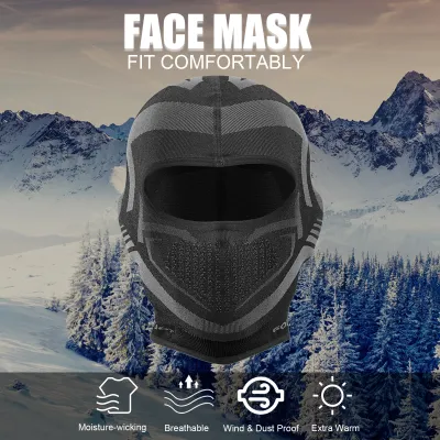 Produktbild von Sturmhaube Skimš¹tze Winddichte staubdichte thermische Gesichtsbedeckung im Winter zum Skifahren Snowboarden Motorradfahren fš¹r M?nner Frauen