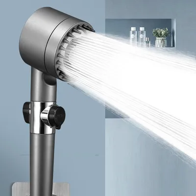 Produktbild von INF Druckverstärkende Filter-Handbrause ABS Schwarz für Badezimmer