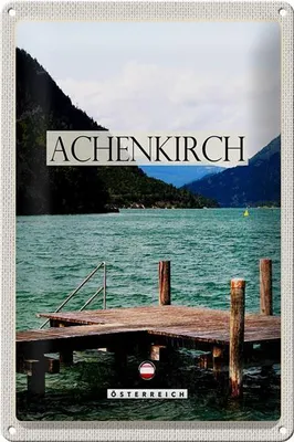 Produktbild von Blechschild Reise 20x30cm Achenkirch Österreich Familienurlaub