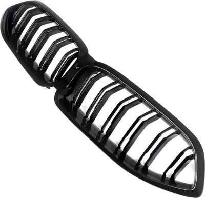 Immagine prodotto di Griglia paraurti anteriore per BMW Serie 8 G14/G15/G16 (2023-2024) - Nero lucido - Doppie lamelle - Accessori auto