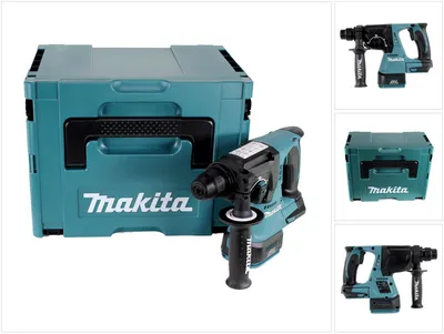 Obrázek produktu pro Makita DHR242ZJ, Černá, Modrá, 2,4 cm, 950 ot/min, 2 J, 4700 bpm, 1,3 cm