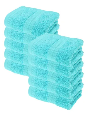 Produktbild von Julie Julsen BIO Gästetuch 10er Set 30x50 Türkis