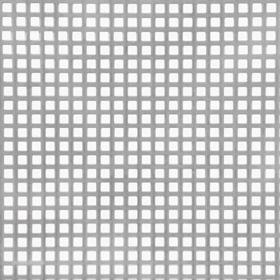 Immagine prodotto di Alberts 462895 Lamiera forata, perforazione quadrata, acciaio, 500 x 1000 x 1 mm