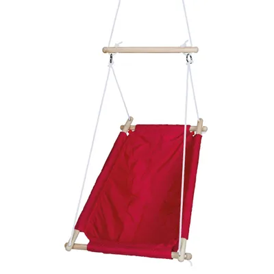 Produktbild von roba Hängesitz, rot, verstellbar von Schaukelliege zu Schaukelsitz, ab Geburt bis ca. 6 Jahre/30kg